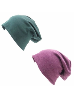 XiFe Unisex Indoors Cotton Beanie- Soft Sleep Cap for Hairloss, Cancer, Chemo