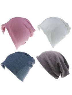 XiFe Unisex Indoors Cotton Beanie- Soft Sleep Cap for Hairloss, Cancer, Chemo