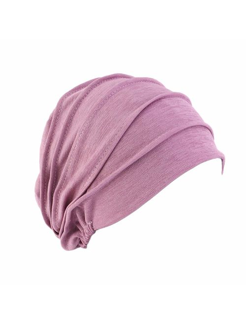 XiFe Unisex Indoors Cotton Beanie- Soft Sleep Cap for Hairloss, Cancer, Chemo