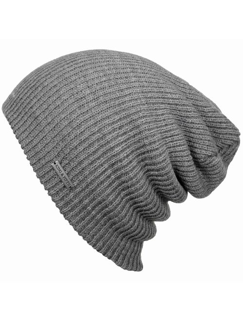 Slouchy Beanie for Men & Women by King & Fifth | Premium Quality Beanie Hat + Warm Winter Hat + Beanie