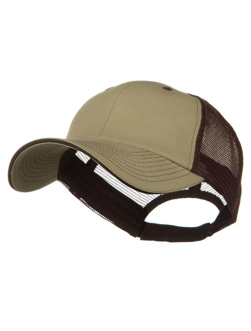 e4Hats.com Big Size Garment Washed Cotton Twill Mesh Cap