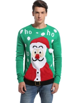 *daisysboutique*** Men's Christmas Holiday Santa Sweater Cute Ugly Pullover