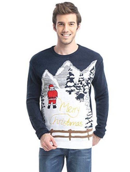 *daisysboutique*** Men's Christmas Holiday Santa Sweater Cute Ugly Pullover