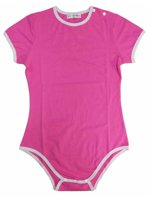 Buy Littleforbig Adult Baby Diaper Lover (ABDL) Button Crotch Romper ...