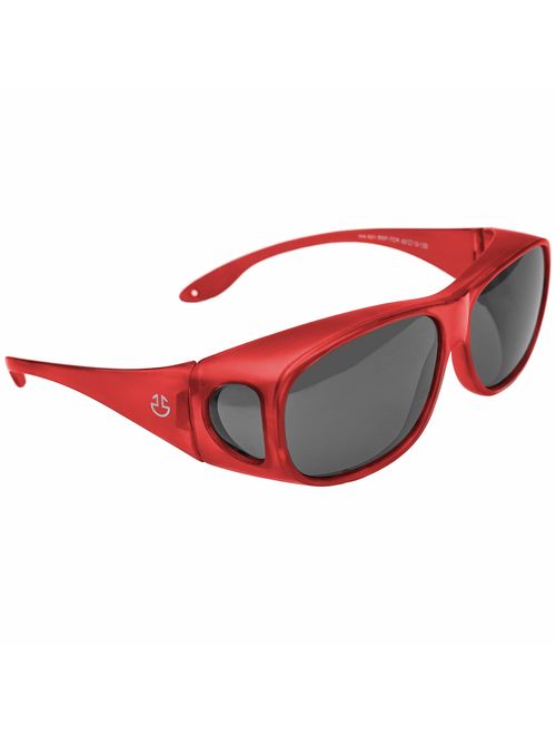 Over Glasses Sunglasses for Men & for Women, UV Protection Fit Over Polarized Wrap Arounds