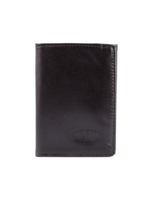 Big Skinny Men's Tri-Fold Leather Slim Wallet, Holds Up to 25 Cards