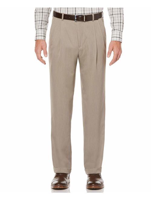 Perry Ellis Men's Big and Tall Portfolio Micro Melange Pant