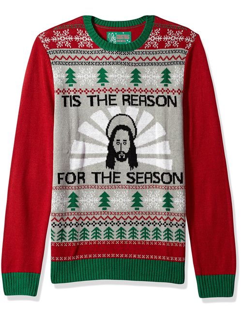 Ugly Christmas Sweater Men's Jesus B-Day Sweater