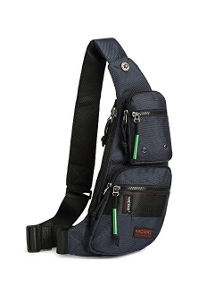Nicgid Sling Bag Chest Shoulder Backpack Fanny Pack Crossbody Bags for Men