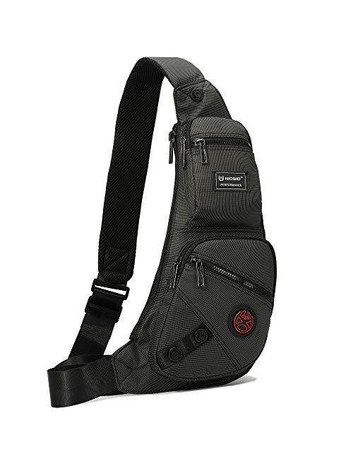 Nicgid Sling Bag Chest Shoulder Backpack Fanny Pack Crossbody Bags for Men