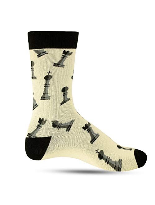 Fun Socks for Men - Cool Funny Novelty Design Gifts for Dad, Son, Husband - Breathable - 1 or 2 Pack