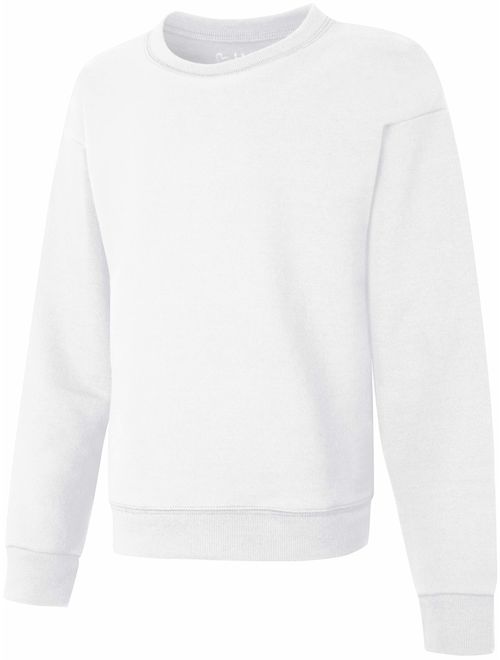 Hanes ComfortSoft Eco Smart Girls Crewneck Sweatshirt (Little Girls & Big Girls)