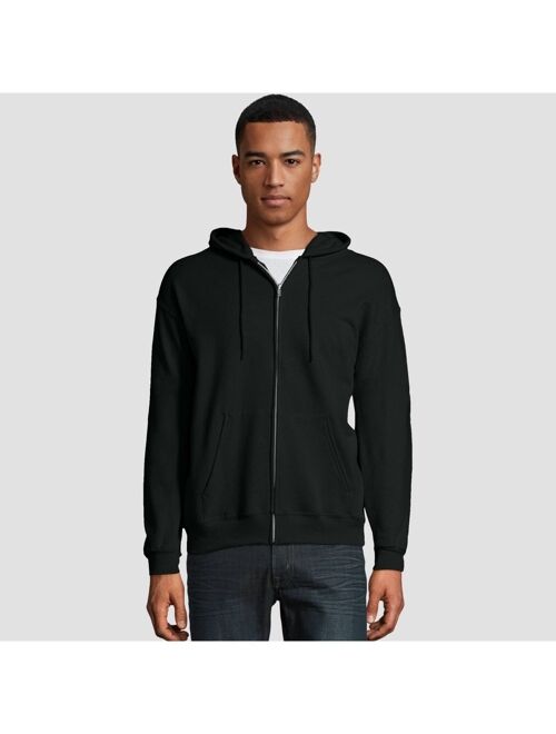 Hanes Men's EcoSmart Fleece Full Zip Hooded Sweatshirt