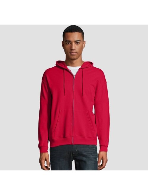 Hanes Men's EcoSmart Fleece Full Zip Hooded Sweatshirt