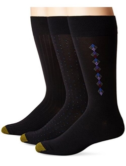 Gold Toe Men's Dress Crew Socks, 3 Pairs