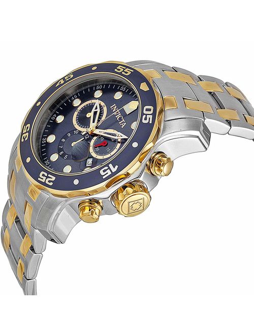 Invicta Men's 0077 Pro Diver Chronograph Blue Dial Watch