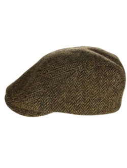 Irish Touring Cap Extended Brim Irish Tweed Formfitting Cap Handcrafted in Ireland