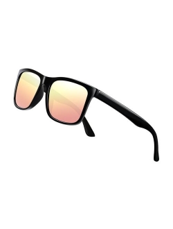 Polarized Sunglasses for Men TR90 Unbreakable Mens Sunglasses Driving Sun Glasses For Men/Women