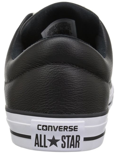 converse men's street leather mid top sneaker