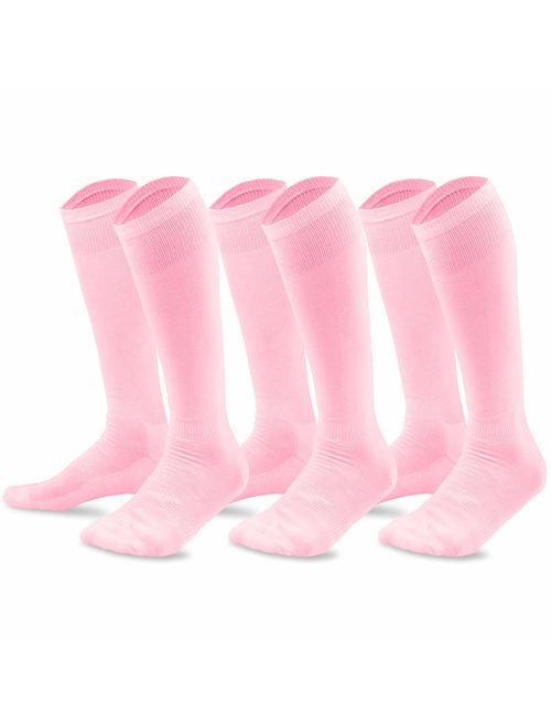 TeeHee Bamboo All Sports Half Cushion Socks with Arch Support 3-Pairs Pack