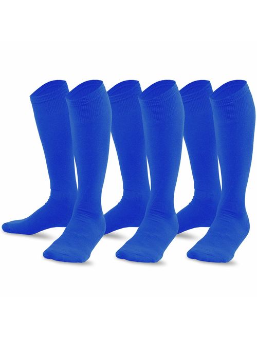 TeeHee Bamboo All Sports Half Cushion Socks with Arch Support 3-Pairs Pack