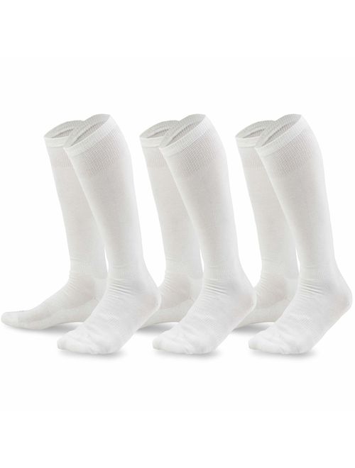 TeeHee Bamboo All Sports Half Cushion Socks with Arch Support 3-Pairs Pack