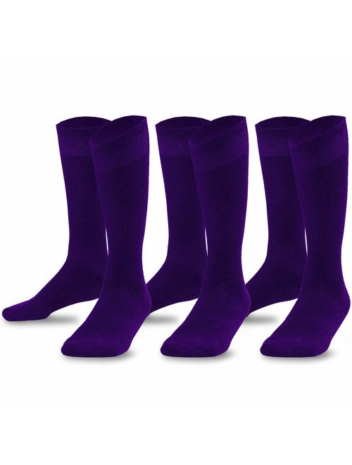 TeeHee Bamboo All Sports Half Cushion Socks with Arch Support 3-Pairs Pack