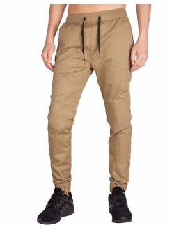 ITALY MORN Men's Casual Jogger Pants Slim Fit Stretch Sweatpants