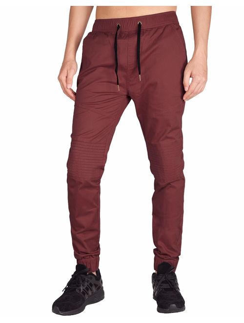 ITALY MORN Men's Casual Jogger Pants Slim Fit Stretch Sweatpants