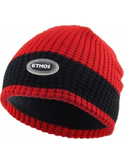 Thick and Warm Mens Daily Cuffed Beanie OR Slouchy Made in USA for USA Knit HAT Cap Womens Kids