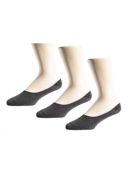 Thirty48 Men No Show Socks, Loafer Socks Boat Shoe Socks Liner Socks with CoolPlus, Non-Slip Grip