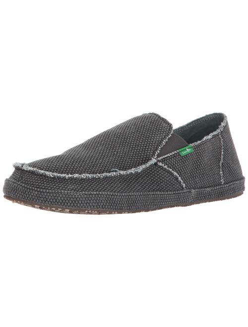 Sanuk Men's Rounder Canvas Loafers Slip On