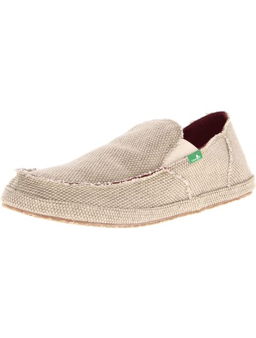 Sanuk Men's Rounder Canvas Loafers Slip On