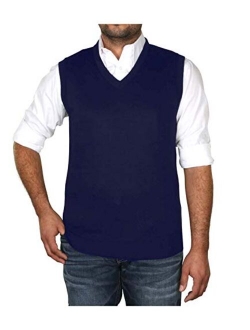 True Rock Men's Argyle V-Neck Sweater Vest