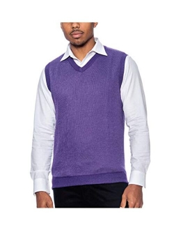 True Rock Men's Argyle V-Neck Sweater Vest