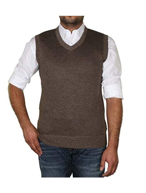 True Rock Men's Argyle V-Neck Sweater Vest