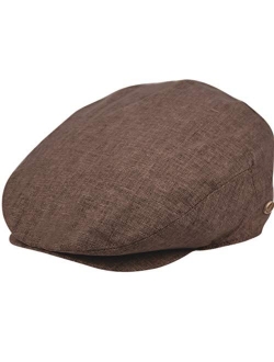 Epoch hats Men's Linen Flat Ivy Gatsby Summer Newsboy Hats