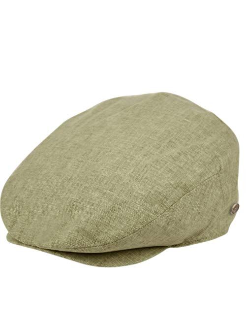 Epoch hats Men's Linen Flat Ivy Gatsby Summer Newsboy Hats