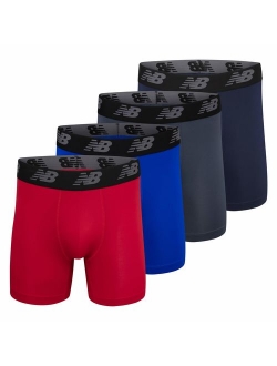 Men's Performance 5" No Fly Boxer Brief, 4-Pack