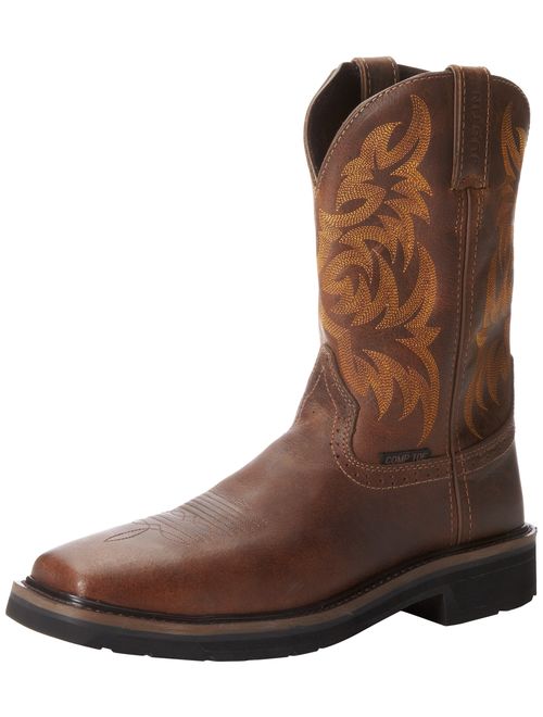 Justin Original Work Boots Men's Stampede Square Toe Composite Work Boot