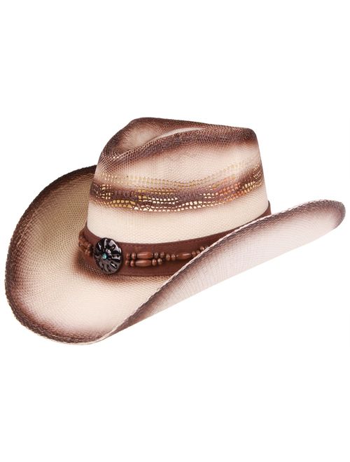 Enimay Western Outback Cowboy Hat Men's Women's Style Straw Felt Canvas