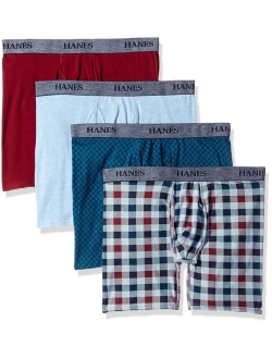 Men's 4-Pack Ultimate FreshIQ Stretch Boxer with ComfortFlex Waistband Brief - Colors May Vary