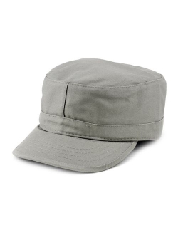 NYFASHION101 Fashionable Solid Color Unisex Fitted Army Military Cadet Cap