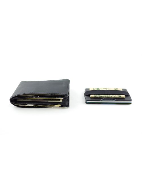 Radix One Slim Wallet - Minimalist Ultralight Polycarbonate Money Clip