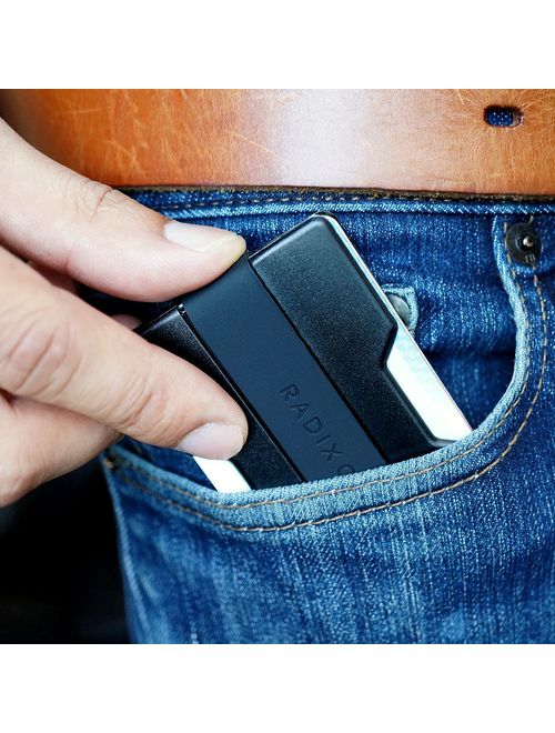 Radix One Slim Wallet - Minimalist Ultralight Polycarbonate Money Clip