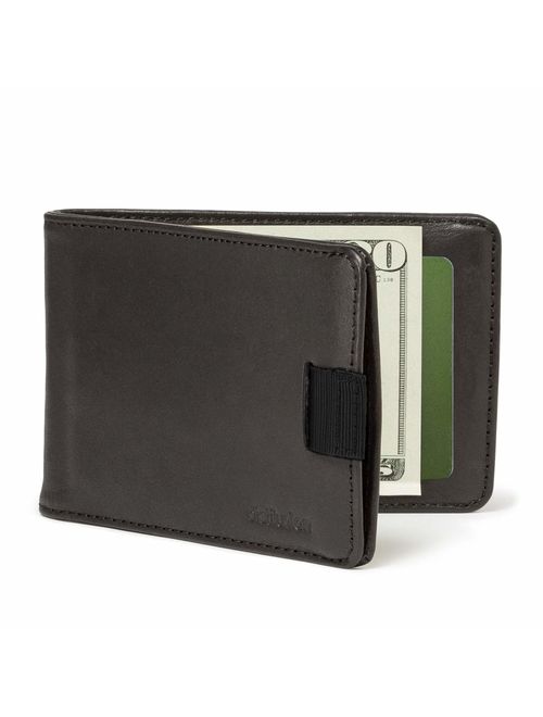 Distil Union Slim Wallets for Men - Minimalist Bifold Wallets with Money Clip