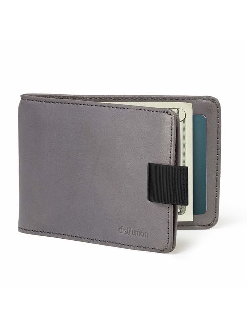 Distil Union Slim Wallets for Men - Minimalist Bifold Wallets with Money Clip