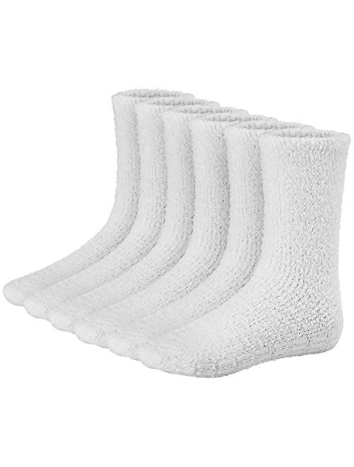 Warm Fuzzy Socks Ultra Soft Mens 6-pack Assorted By DEBRA WEITZNER