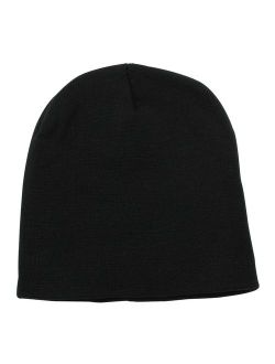 Short Plain Beanie - Winter Unisex Plain Knit Hat