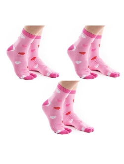 VToe Cotton Socks Stripes 3 Pairs Big Toe Tabi Flip Flop Socks